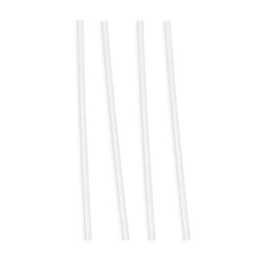 Simple Modern Straw Lid Replacement Straws - Four Pack - Fits All Summit and Hydro Flask Wide Mouth Water Bottle Sizes - Insulated Cap for 10, 12, 14, 16, 18, 20, 22, 24, 32, 40, 64 &amp; 84 oz - Clear