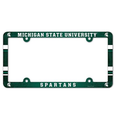 NCAA Michigan State University 97386012 LIC Full Color Plate Frame