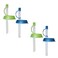 Jokari 4 Count Sip and Seal Soda Straws for Canned Beverages