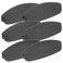 NutriChef Black Silicone Handles - Flexible Design for Nonstick Carbon Steel Bakeware Pans - Compatible with Models: NCSBS54S, NCSBS52S, NCSBS3S45, NC5PCS