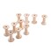 10pcs Wooden Empty Thread Spools TOPINCN Unfinished Craft Spool Wood Color 47mm x31mm