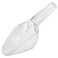 Rubbermaid Commercial Products Plastic Utility Ice Scooper, 6-ounce, Clear, Dishwasher Safe Kitchen Scoop for Weddings/Bar/Ice Bucket/Kitchen/Popcorn