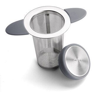 Simple Modern Tea Infuser Reusable Strainer Steeper for Loose Leaf, 18/8 Stainless Steel Mesh, Slate Gray