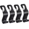 4 Pack Car Back Seat Headrest Hook Hanger for Purse Grocery Bag Handbag Hat