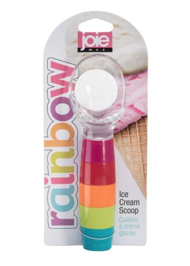 Joie Kitchen Gadgets Rainbow Ice Cream Scoop, Plastic