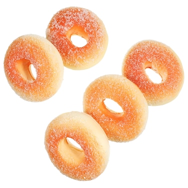 LIOOBO 5PCS Realistic Artificial Cake Simulation Donut Photography Props Food DIY Ornament Early Education Supplies