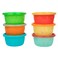 The First Years Take &amp; Toss Toddler Bowls Set - Reusable Toddler Snack Cups - Toddler and Baby Snack Containers with Snap On Lids - Ages 9 Months and Up - 8 Oz - 6 Count