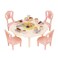 Calico Critters Sweets Party Set - The Perfect Dollhouse Accessories to Host a Tea Party for Your Critters!