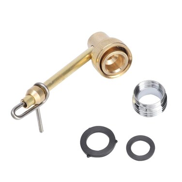 TOPINCN Homebrew Brass Beer Jet Bottle Washer Sink Faucet Adapter Faucet Jet Carboy Significantly cuts Down Time