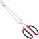 HINMAY Extra Long Scissor Tongs 16-Inch Stainless Steel Barbecue Grilling Tongs