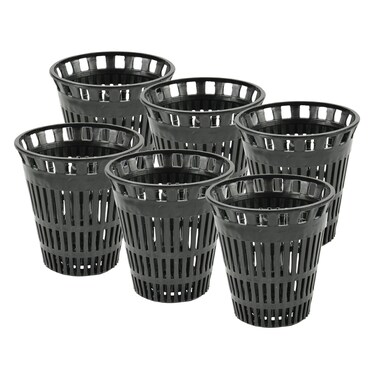 Danco (10739P) Catcher Replacement Baskets for Stand-Alone Shower Trap, Hair Drain Clog Prevention, Pack of 6, Black