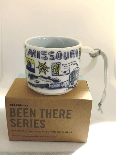 Starbucks MISSOURI BEEN THERE SERIES ACROSS THE GLOBE COLLECTION Demitasse Espresso Coffee Mug Cup Ornament