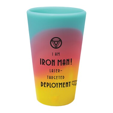 WinCraft 16 oz Silicone Pint Glass Marvel Ironman