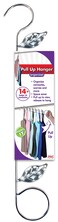 Jokari Multi Hook Hanger, Best for Space Saving Multi Use Clothes Organizer, See Clothing at a Glance with Pull Up Design, Save Room in Your Closet