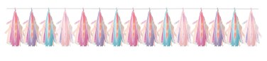 Unicorn Iridescent Foil Tassel Garland - 1 Pc