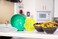 Jokari 2 Qt Self Draining Salad Bowl Set to Keep Fruit and Veggies Fresh and Crisp for Days. Includes Plastic Colander Style Strainer Plate that Nests Inside the Bowl and Tight Sealing Lid