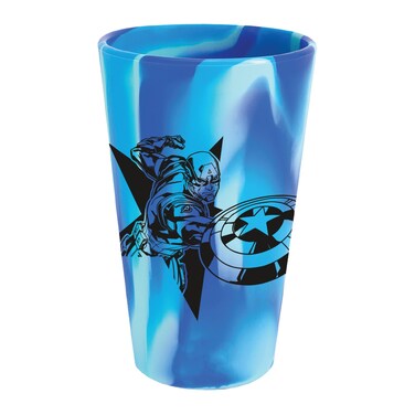 WinCraft 16 oz Silicone Pint Glass Marvel Captain America