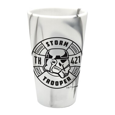 WinCraft 16 oz Silicone Pint Glass Star Wars EP4 Original Trilogy Storm Trooper