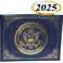 U.S. Citizenship and Naturalization Certificate Holder. Gold American Eagle logo 'Certificate of Citizenship', Padded with cover.