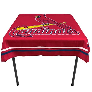 WinCraft Cardinals Logo Tablecloth and Square Table Cover Overlay
