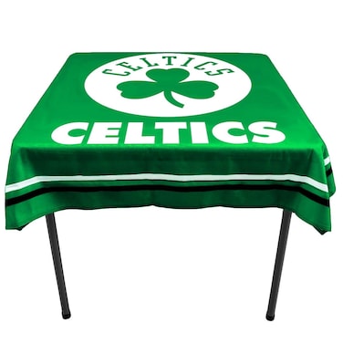WinCraft Boston Celtics Logo Tablecloth and Square Table Cover Overlay