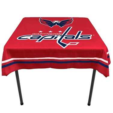 WinCraft Washington Capitals Logo Tablecloth and Square Table Cover Overlay
