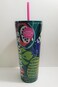 Starbucks Hawaii Collection Palm Leaf Tropical Fruit 24oz Stainless Steel Tumbler