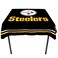 WinCraft Pittsburgh Steelers Logo Tablecloth and Square Table Cover Overlay
