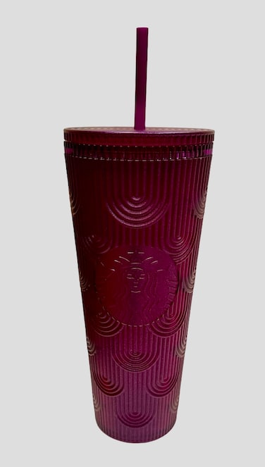 PLSTC CLD CUP SHELL METALLIC SOFT TOUCH 24OZ SPRING FY24