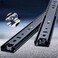 WANLIAN 1 Pair Drawer Slides 16 Inch 2 Fold Heavy Duty Ball Bearing Full Extension Under-Mount Sliding Drawer Slides