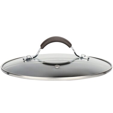 NutriChef Dutch Oven Pot Lid - See-Through Tempered Glass Lids (Works with Model: NCCW11PUR)