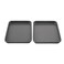 GoodCook Everyday Set of 2 Nonstick Steel 9" x 6.2" Toaster Oven Mini Baking Sheets, Gray