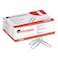 Universal 72230 Nonskid Paper Clips, Wire, No. 1, Silver, 1000/Pack