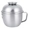 TOPINCN Noodles Bowl Soup Pot 304 Stainless Steel Household Mixing Bowls Bento Lunch Box Food Fruit Container with Lid Handle