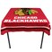WinCraft Chicago Blackhawks Logo Tablecloth and Square Table Cover Overlay