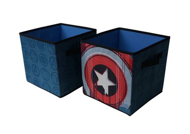 Idea Nuova Marvel Avengers Set of 2 Durable Storage Cubes with Handles