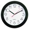 Universal 10421 Round Wall Clock, 9 3/4-Inch, Black