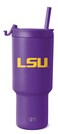Simple Modern Officially Licensed Collegiate LSU Tigers 30 oz Tumbler with Flip Lid and Straws   Insulated Cup Stainless Steel   Gifts for Men Women   Trek Collection   Louisiana State University