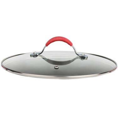 NutriChef Dutch Oven Pot Lid - See-Through Tempered Glass Lids (Works with Model: NCCW11PUR)
