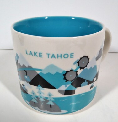 Starbucks Lake Tahoe You Are Here Collection Mug
