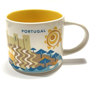 STARBUCKS Portugal You Are Here YAH Coffee Mug