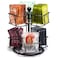 Sorbus Tea Bag Spinning Carousel - Tea Caddy Organizer for Countertop - Matcha Station Accessories - 2 Tier Revolving Storage for Pantry - Holds Up to 60 Large Tea Bags