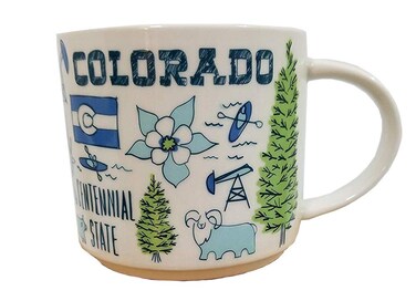 Starbucks Colorado Been There Series Across The Globe Coffee Mug 14 oz