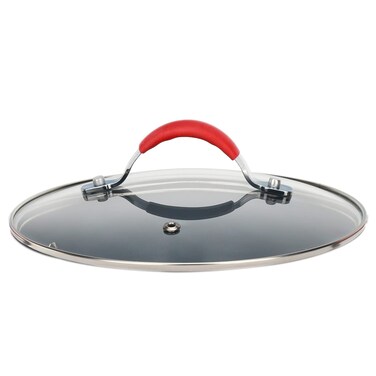 NutriChef Dutch Oven Pot Lid - See-Through Tempered Glass Lids (Works with Model: NCCW11PUR)