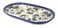 Polish Pottery Ladybug Medium Oval Dish
