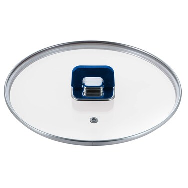 NutriChef 5 Quart Casserole-See-Through Tempered Glass Lids, Works with Model: NCCWSTKBUL (Blue), One Size