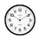 SHARP Matte Black Wall Clock 12" Inch Silent Non-Ticking Modern Stylish Quartz Clocks Battery Operated, Easy to Read
