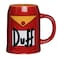 Seven Times Six The Simpsons Duff Beer Mug Stein 24 Oz Ceramic Cup