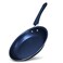 NutriChef 8''Durable Small Fry Pan Non-stick High-Qualified Kitchen Cookware,Induction compatible PTFE/PFOA/PFOS-Free Heat Resistant Lacquer Kitchen Ware,Compatible with Model: NCCW11DS,One size, Blue