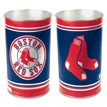 Wincraft MLB Boston Red Sox Tapered Wastebasket, 15